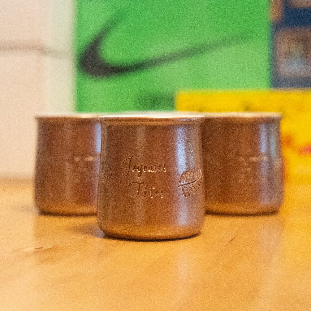 La Fermiere Yogurt Cup Limited Edition Christmas 2023 set of 4